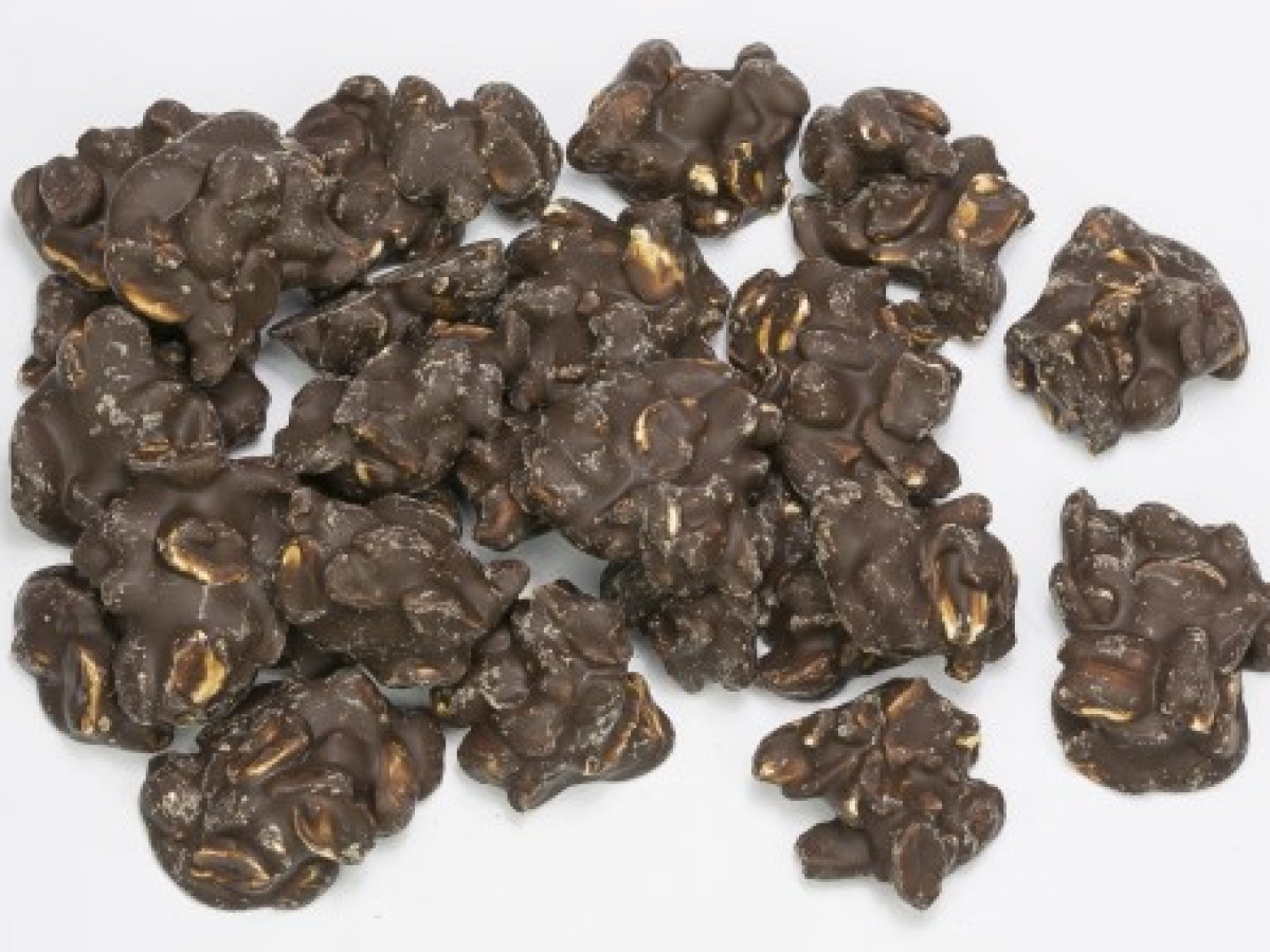 Peanut clusters dark